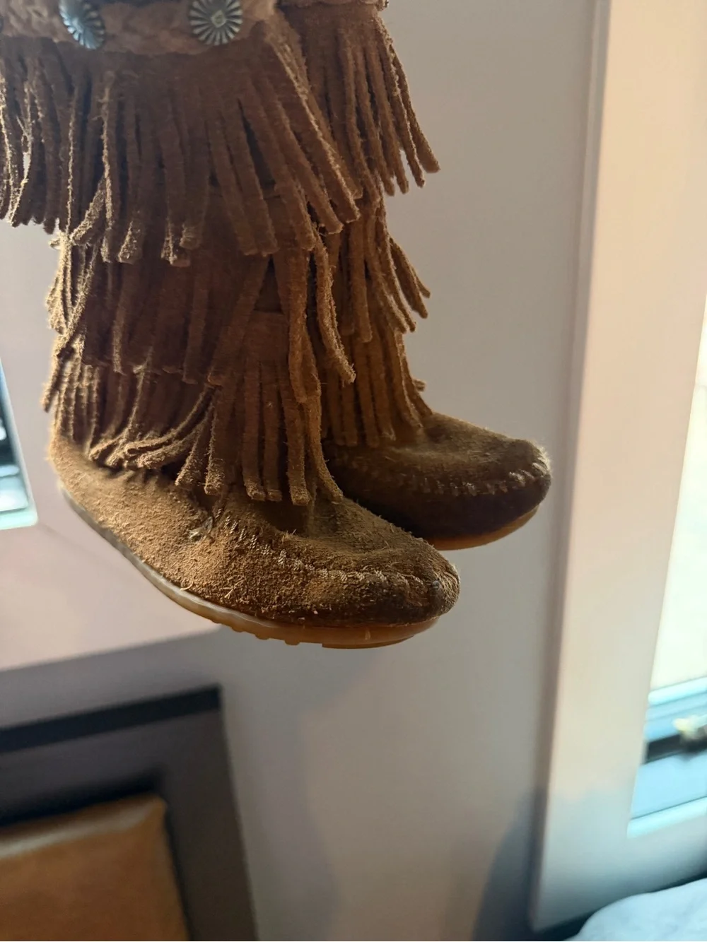 Minnetonka soft suede
